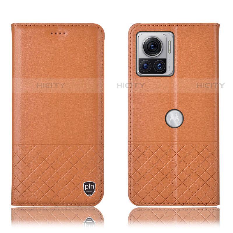 Custodia Portafoglio In Pelle Cover con Supporto H11P per Motorola Moto Edge X30 Pro 5G