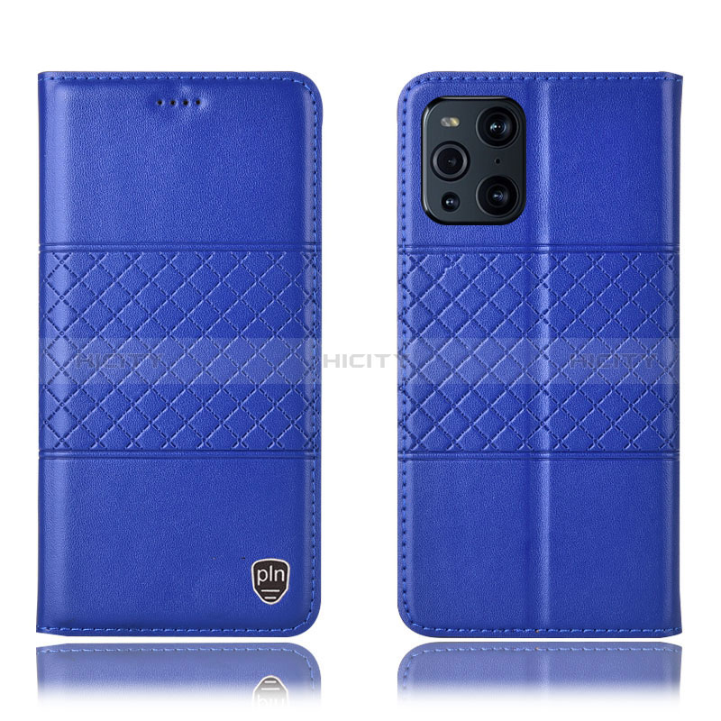 Custodia Portafoglio In Pelle Cover con Supporto H11P per Oppo Find X3 5G