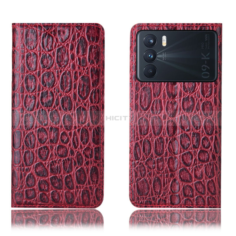 Custodia Portafoglio In Pelle Cover con Supporto H16P per Oppo K9 Pro 5G