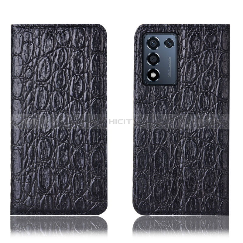 Custodia Portafoglio In Pelle Cover con Supporto H16P per Oppo K9S 5G