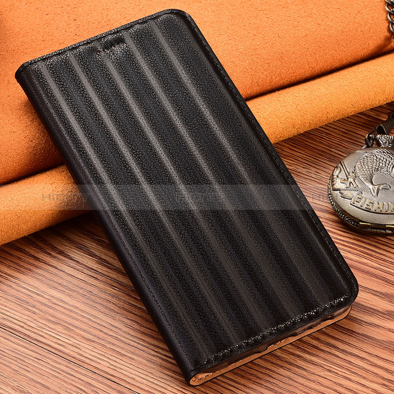 Custodia Portafoglio In Pelle Cover con Supporto H16P per Samsung Galaxy A52s 5G Nero