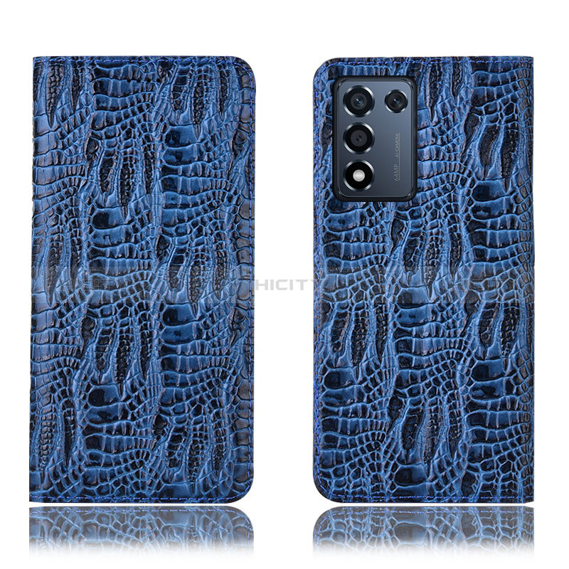 Custodia Portafoglio In Pelle Cover con Supporto H17P per Oppo K9S 5G