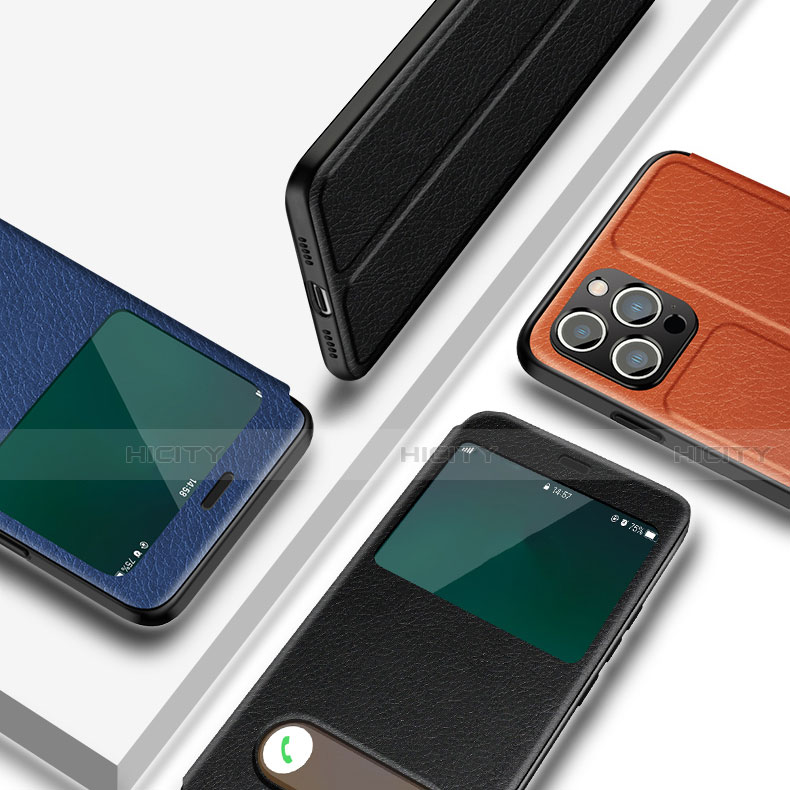 Custodia Portafoglio In Pelle Cover con Supporto H19 per Apple iPhone 13 Pro