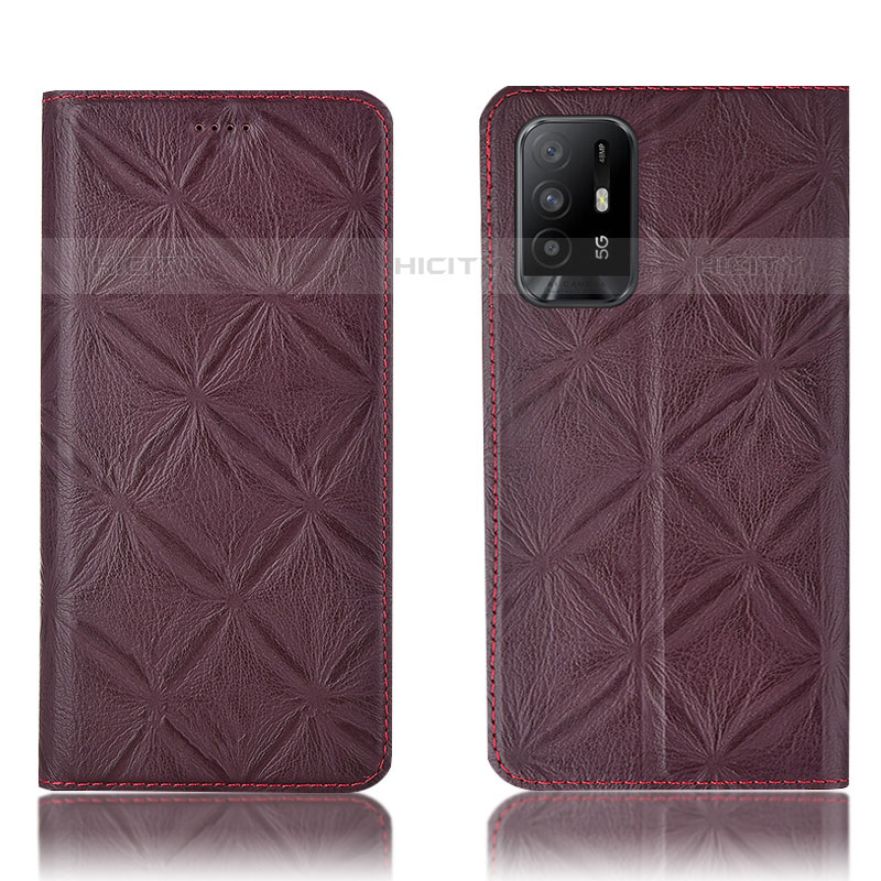 Custodia Portafoglio In Pelle Cover con Supporto H19P per Oppo A94 5G