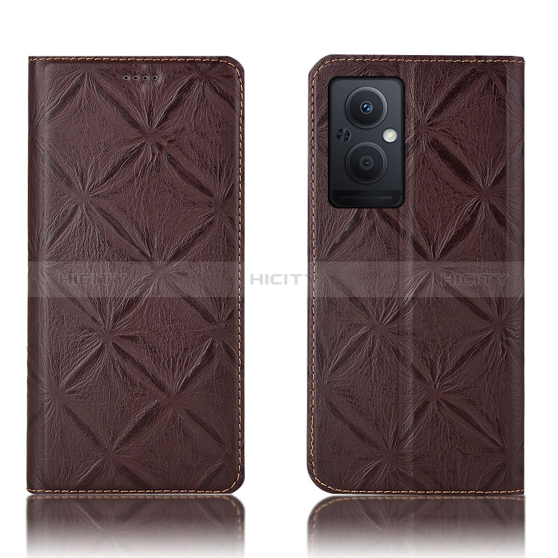 Custodia Portafoglio In Pelle Cover con Supporto H19P per Oppo A96 5G