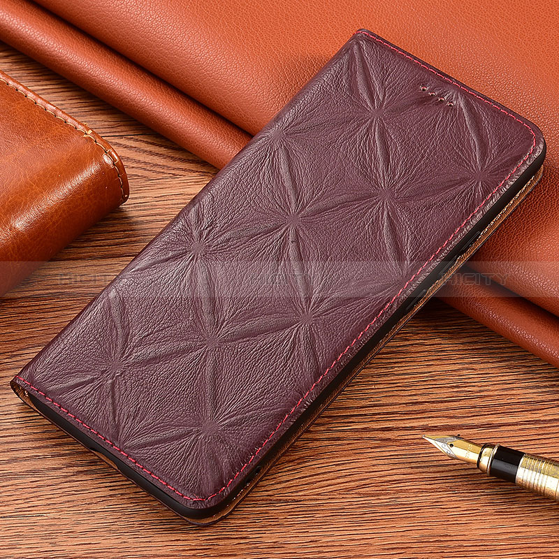 Custodia Portafoglio In Pelle Cover con Supporto H19P per Samsung Galaxy XCover 5 SM-G525F Rosso Rosa