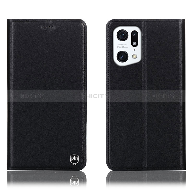 Custodia Portafoglio In Pelle Cover con Supporto H21P per Oppo Find X5 5G