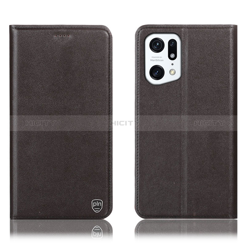 Custodia Portafoglio In Pelle Cover con Supporto H21P per Oppo Find X5 5G