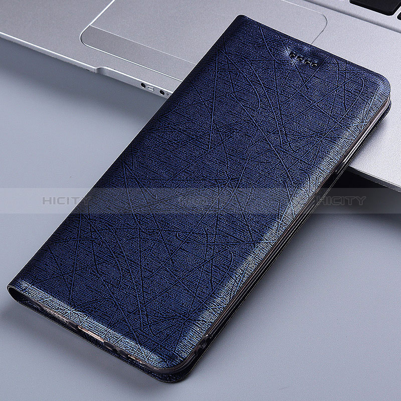 Custodia Portafoglio In Pelle Cover con Supporto H22P per Samsung Galaxy A51 5G Blu
