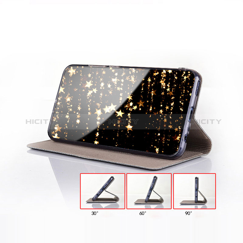 Custodia Portafoglio In Pelle Cover con Supporto H22P per Samsung Galaxy A9 Star Lite