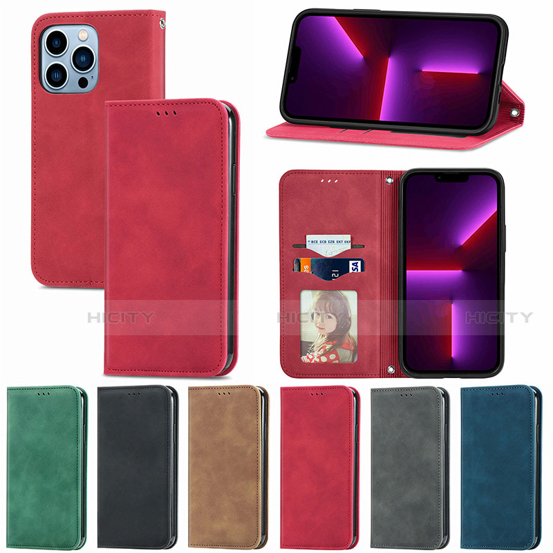 Custodia Portafoglio In Pelle Cover con Supporto H30 per Apple iPhone 13 Pro Max