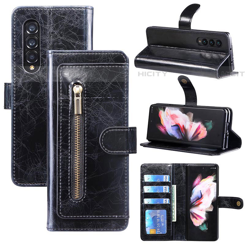 Custodia Portafoglio In Pelle Cover con Supporto JDK per Samsung Galaxy Z Fold4 5G