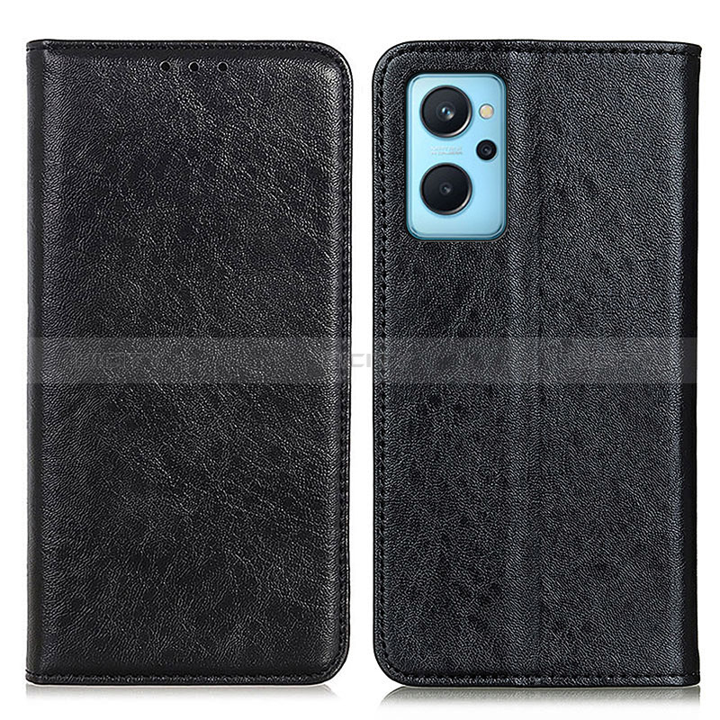 Custodia Portafoglio In Pelle Cover con Supporto K01Z per Oppo K10 4G Nero