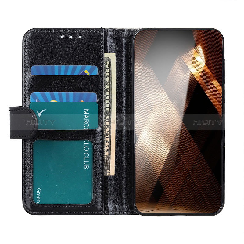 Custodia Portafoglio In Pelle Cover con Supporto K01Z per Samsung Galaxy M04