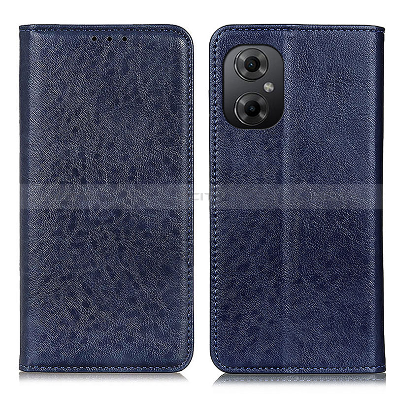 Custodia Portafoglio In Pelle Cover con Supporto K01Z per Xiaomi Redmi Note 11R 5G Blu