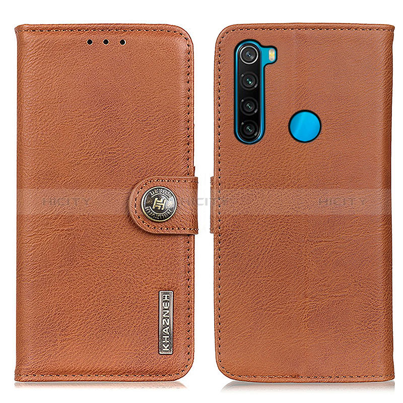 Custodia Portafoglio In Pelle Cover con Supporto K02Z per Xiaomi Redmi Note 8 (2021)