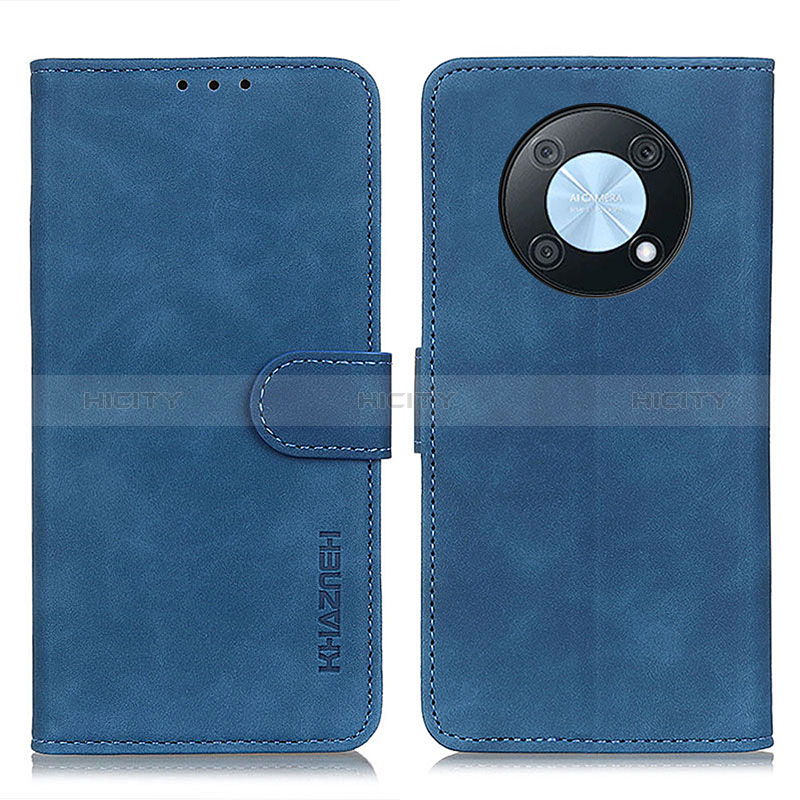 Custodia Portafoglio In Pelle Cover con Supporto K03Z per Huawei Nova Y90 Blu