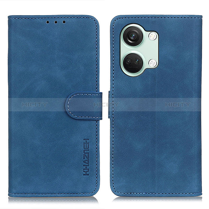 Custodia Portafoglio In Pelle Cover con Supporto K03Z per OnePlus Ace 2V 5G Blu