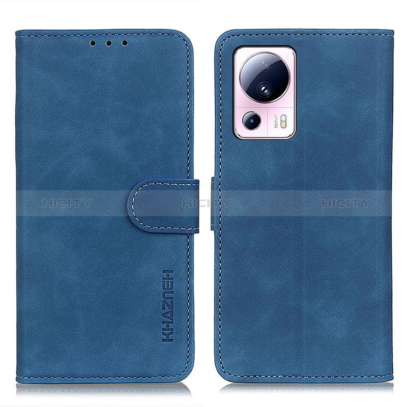 Custodia Portafoglio In Pelle Cover con Supporto K03Z per Xiaomi Mi 13 Lite 5G Blu