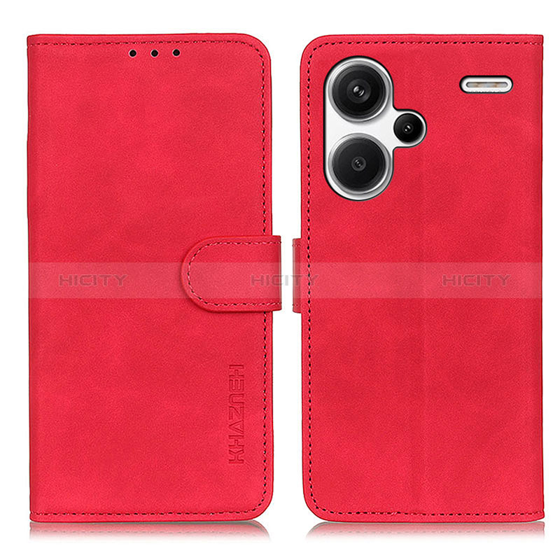 Custodia Portafoglio In Pelle Cover con Supporto K03Z per Xiaomi Redmi Note 13 Pro+ Plus 5G