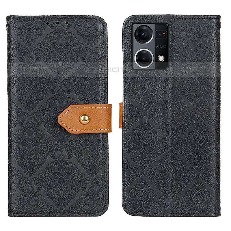 Custodia Portafoglio In Pelle Cover con Supporto K05Z per Oppo Reno7 4G