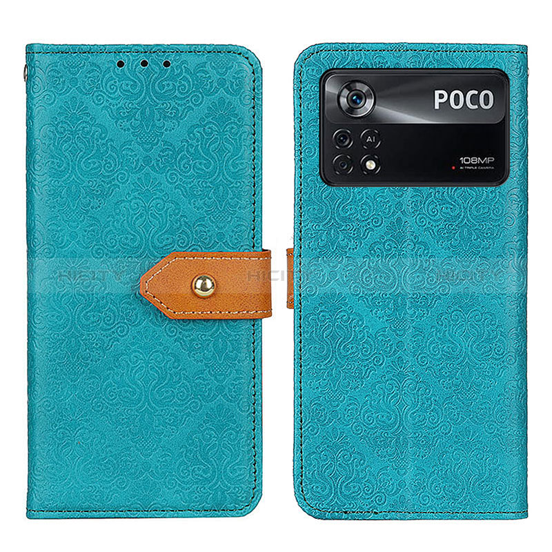 Custodia Portafoglio In Pelle Cover con Supporto K05Z per Xiaomi Poco X4 Pro 5G