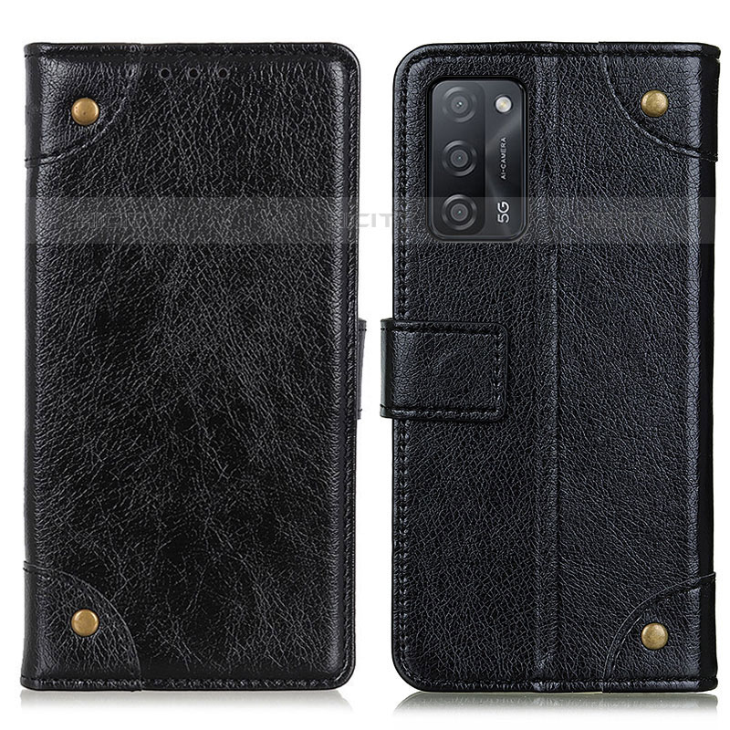 Custodia Portafoglio In Pelle Cover con Supporto K06Z per Oppo A55 5G