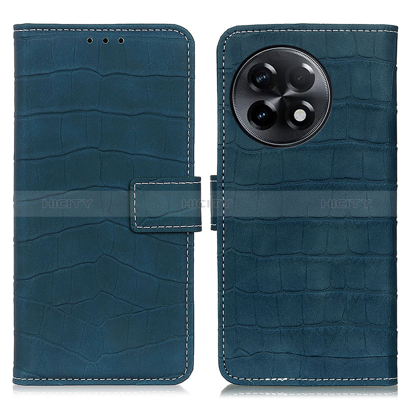 Custodia Portafoglio In Pelle Cover con Supporto K07Z per OnePlus Ace 2 5G Verde