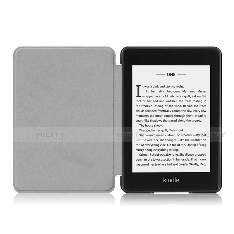 Custodia Portafoglio In Pelle Cover con Supporto L01 per Amazon Kindle Paperwhite 6 inch