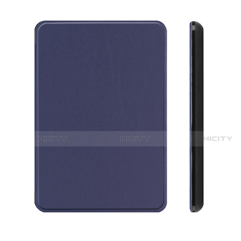 Custodia Portafoglio In Pelle Cover con Supporto L01 per Amazon Kindle Paperwhite 6 inch Blu