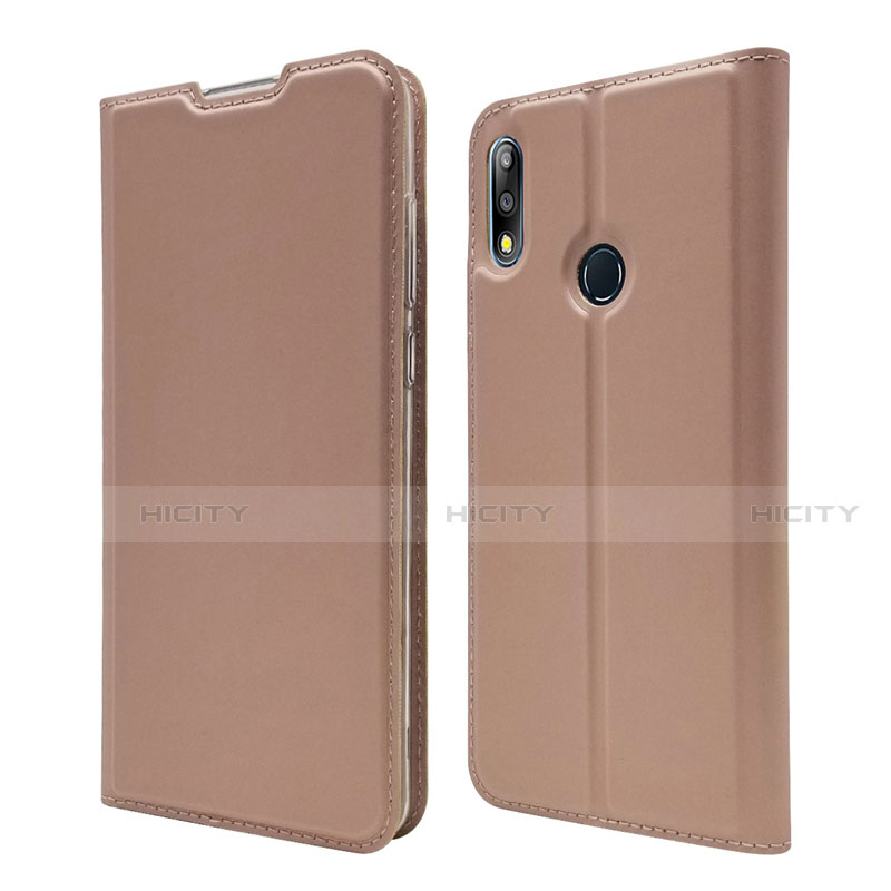 Custodia Portafoglio In Pelle Cover con Supporto L01 per Asus Zenfone Max Pro M2 ZB631KL Oro Rosa