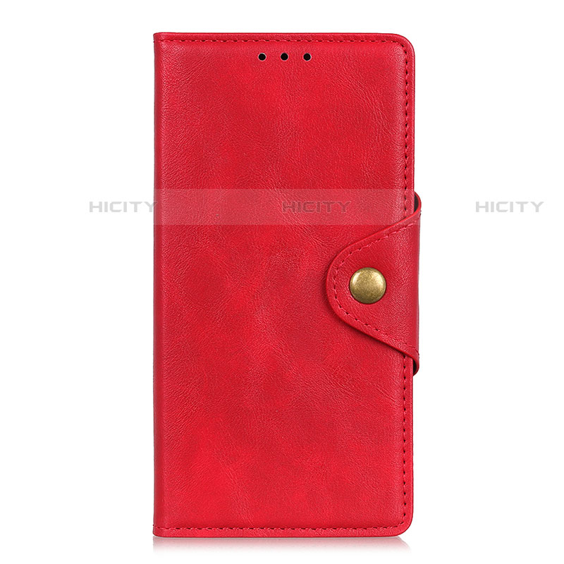 Custodia Portafoglio In Pelle Cover con Supporto L01 per HTC U19E Rosso