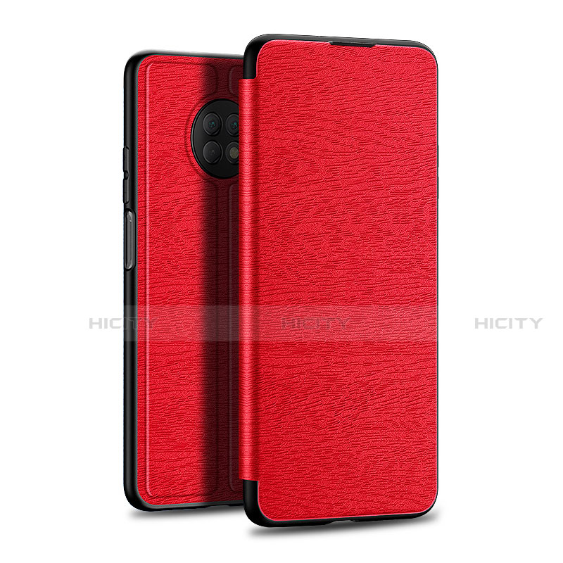 Custodia Portafoglio In Pelle Cover con Supporto L01 per Huawei Enjoy 20 Plus 5G Rosso