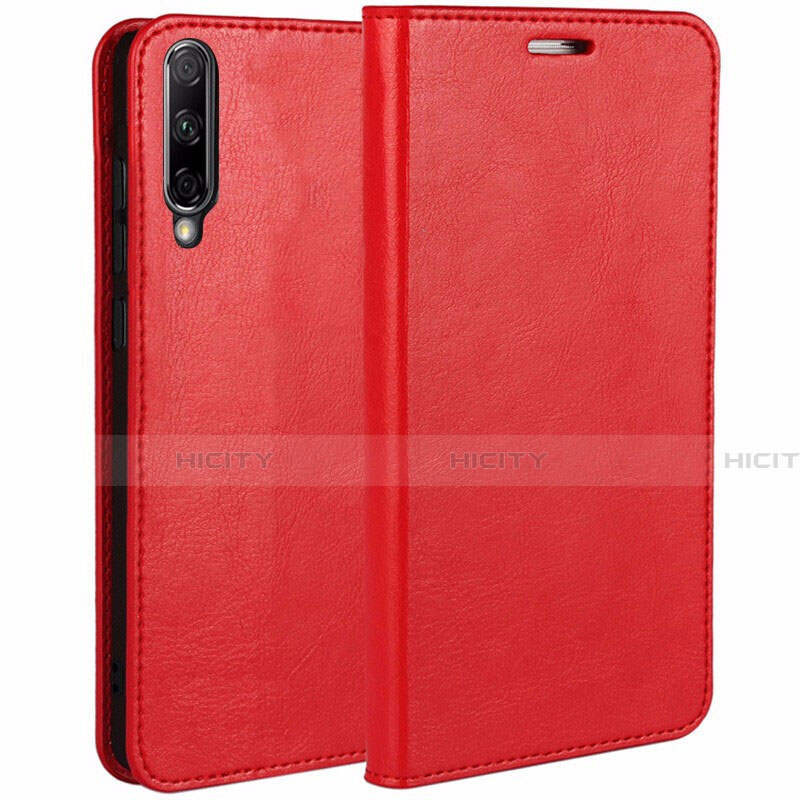 Custodia Portafoglio In Pelle Cover con Supporto L01 per Huawei Honor 9X Pro Rosso