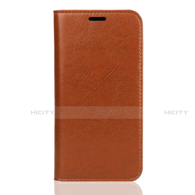 Custodia Portafoglio In Pelle Cover con Supporto L01 per Huawei Honor Play 8 Arancione