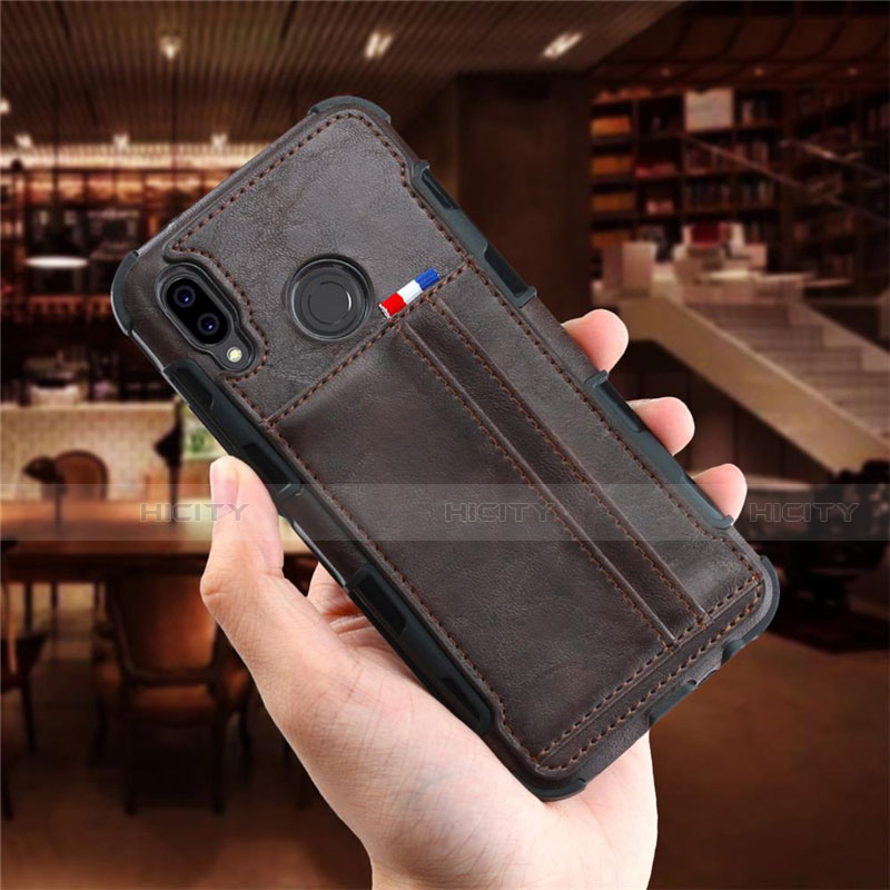 Custodia Portafoglio In Pelle Cover con Supporto L01 per Huawei Nova 3e