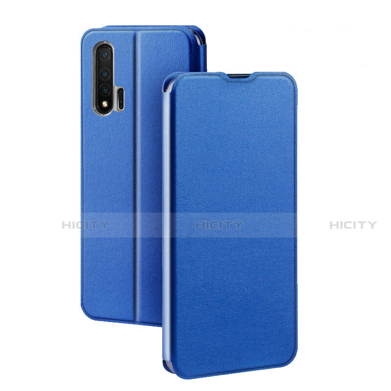 Custodia Portafoglio In Pelle Cover con Supporto L01 per Huawei Nova 6 5G Blu