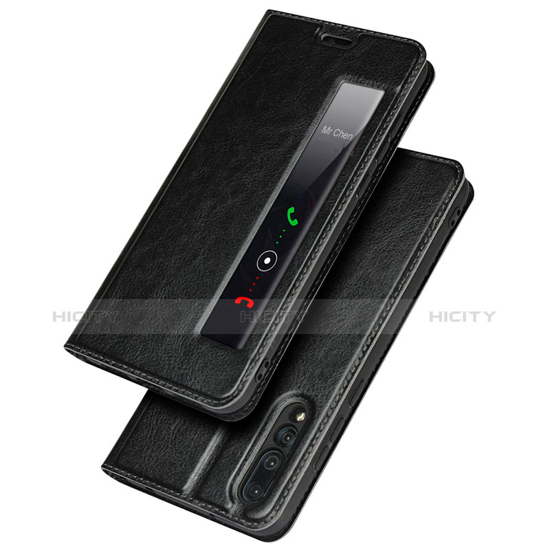 Custodia Portafoglio In Pelle Cover con Supporto L01 per Huawei P20 Pro