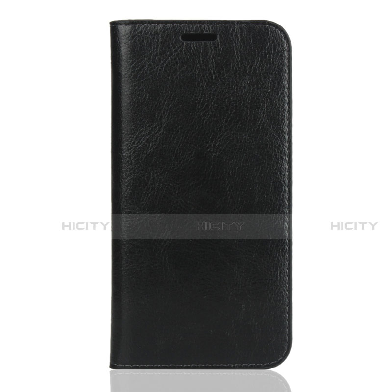 Custodia Portafoglio In Pelle Cover con Supporto L01 per Huawei Y5 (2019) Nero