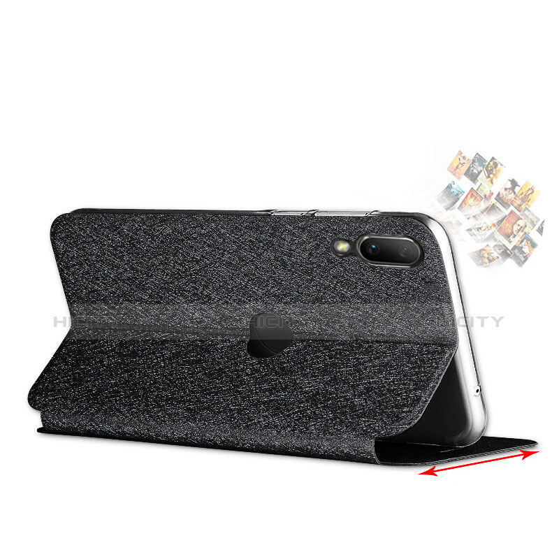 Custodia Portafoglio In Pelle Cover con Supporto L01 per Huawei Y9 (2019)