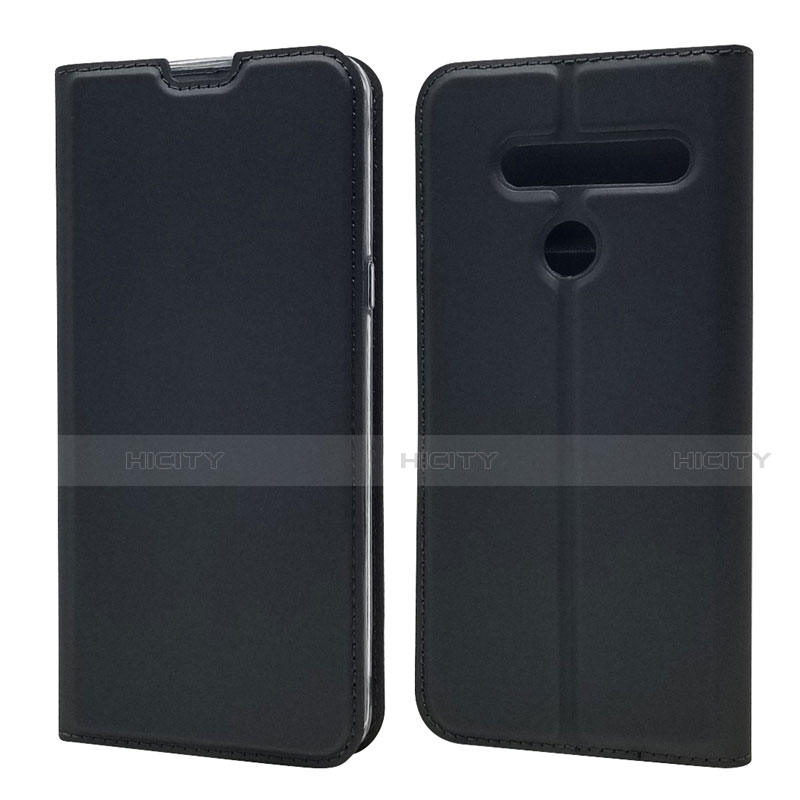 Custodia Portafoglio In Pelle Cover con Supporto L01 per LG G8 ThinQ Nero