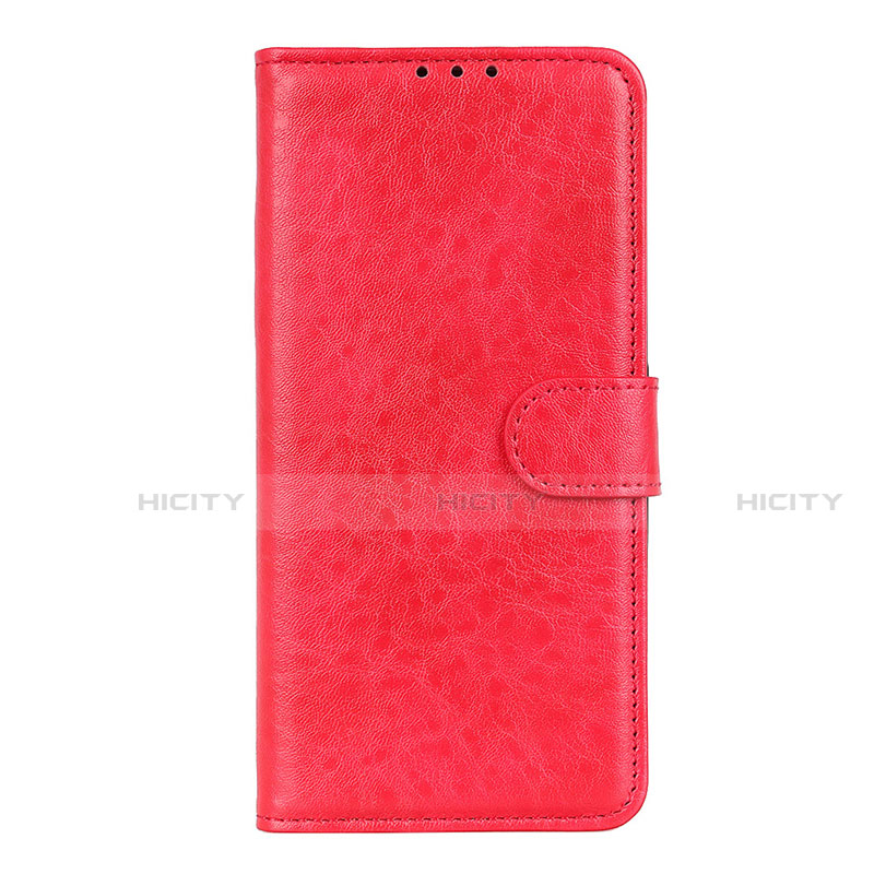 Custodia Portafoglio In Pelle Cover con Supporto L01 per LG K51 Rosso