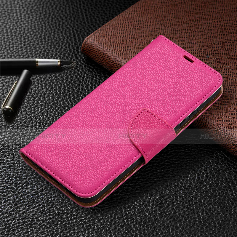 Custodia Portafoglio In Pelle Cover con Supporto L01 per Nokia 3.4 Rosa Caldo