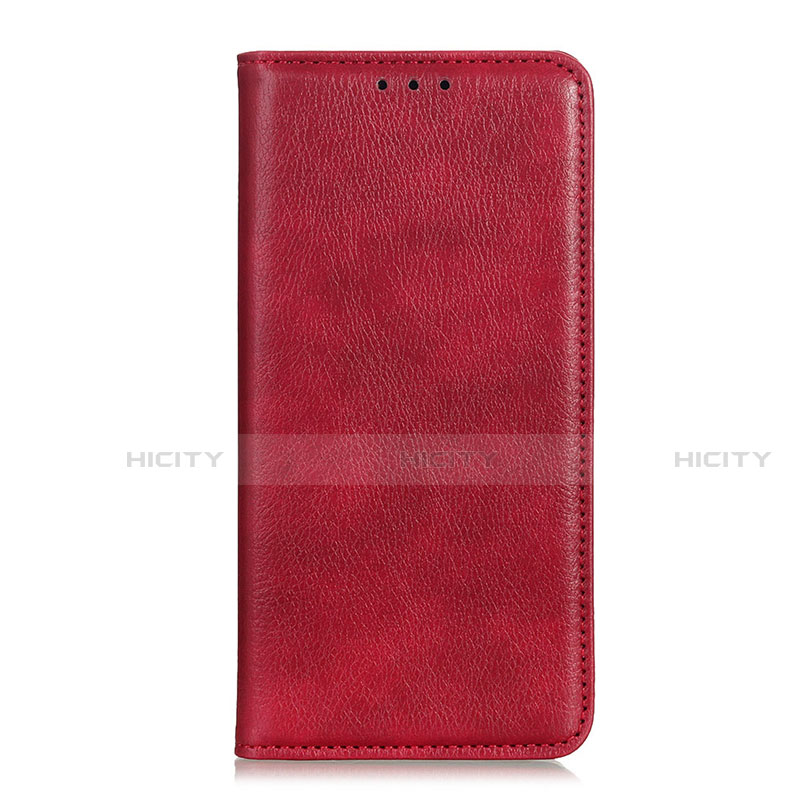 Custodia Portafoglio In Pelle Cover con Supporto L01 per OnePlus 8T 5G Rosso