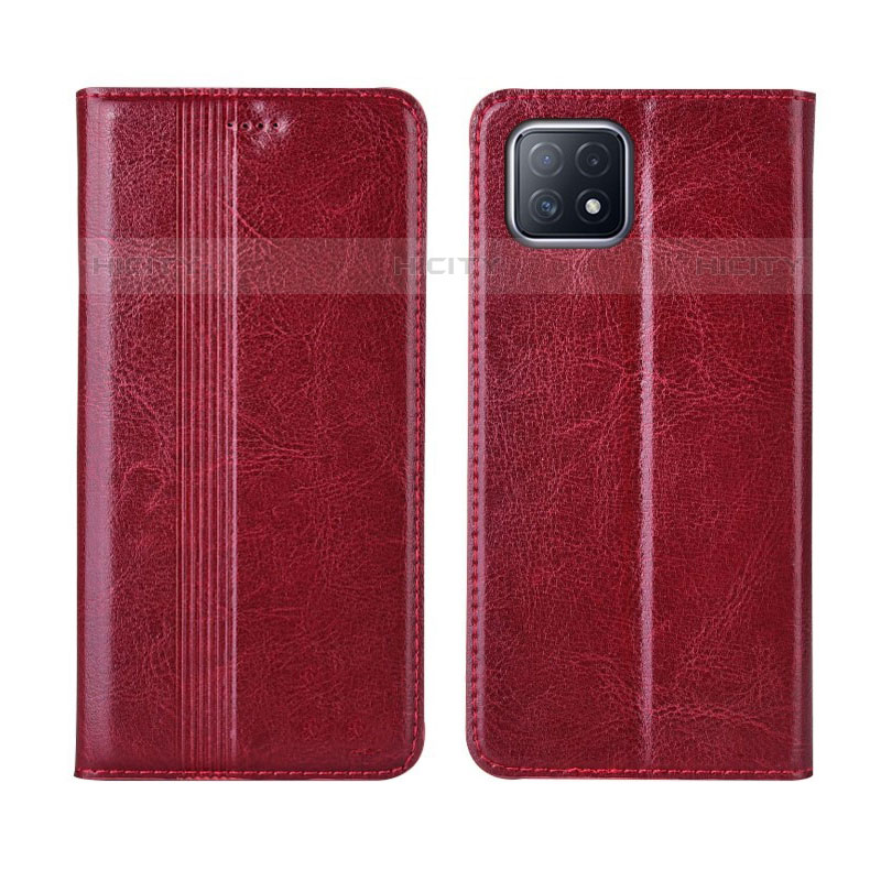 Custodia Portafoglio In Pelle Cover con Supporto L01 per Oppo A53 5G