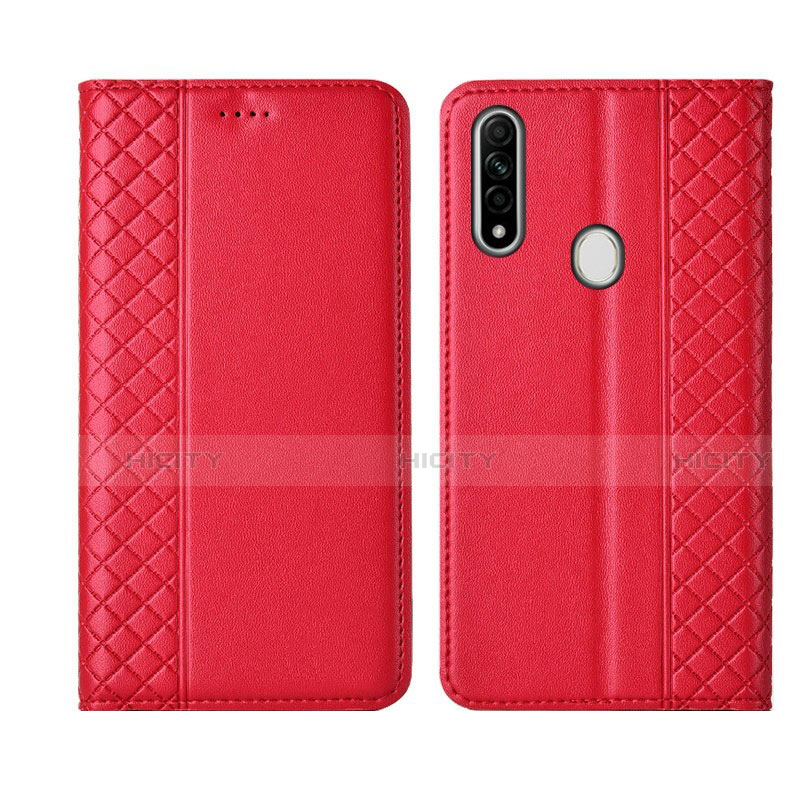 Custodia Portafoglio In Pelle Cover con Supporto L01 per Oppo A8