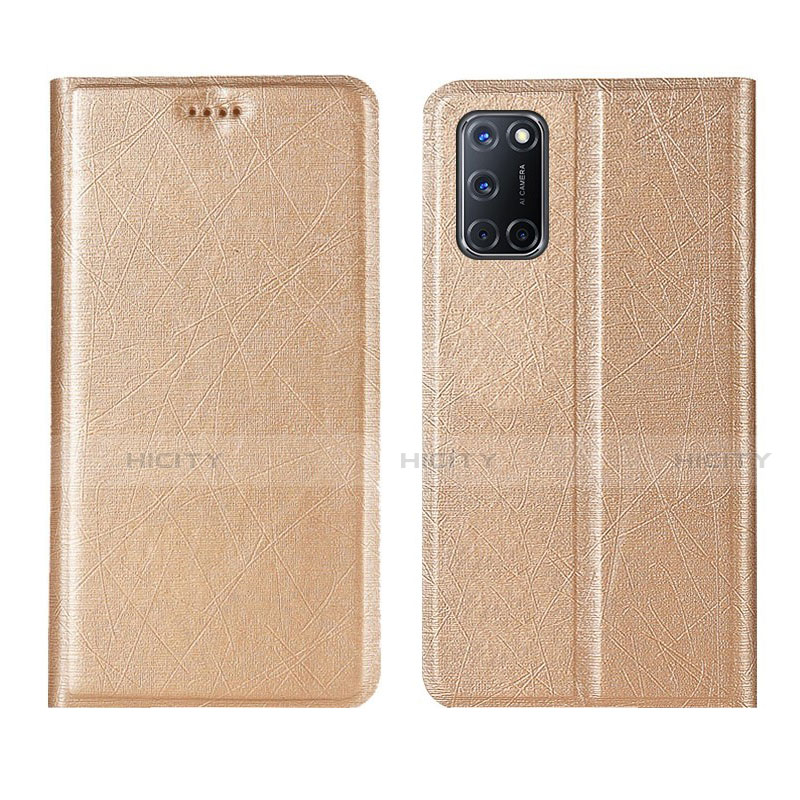 Custodia Portafoglio In Pelle Cover con Supporto L01 per Oppo A92