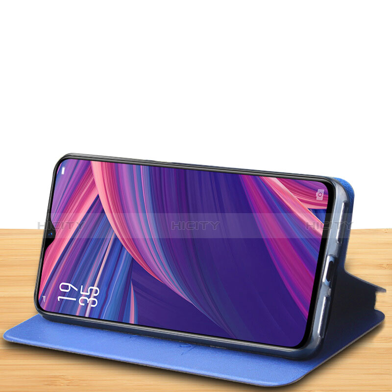 Custodia Portafoglio In Pelle Cover con Supporto L01 per Oppo R17 Pro