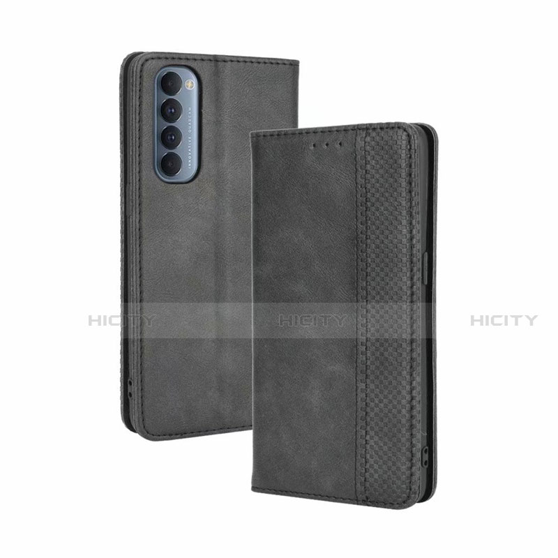 Custodia Portafoglio In Pelle Cover con Supporto L01 per Oppo Reno4 Pro 4G