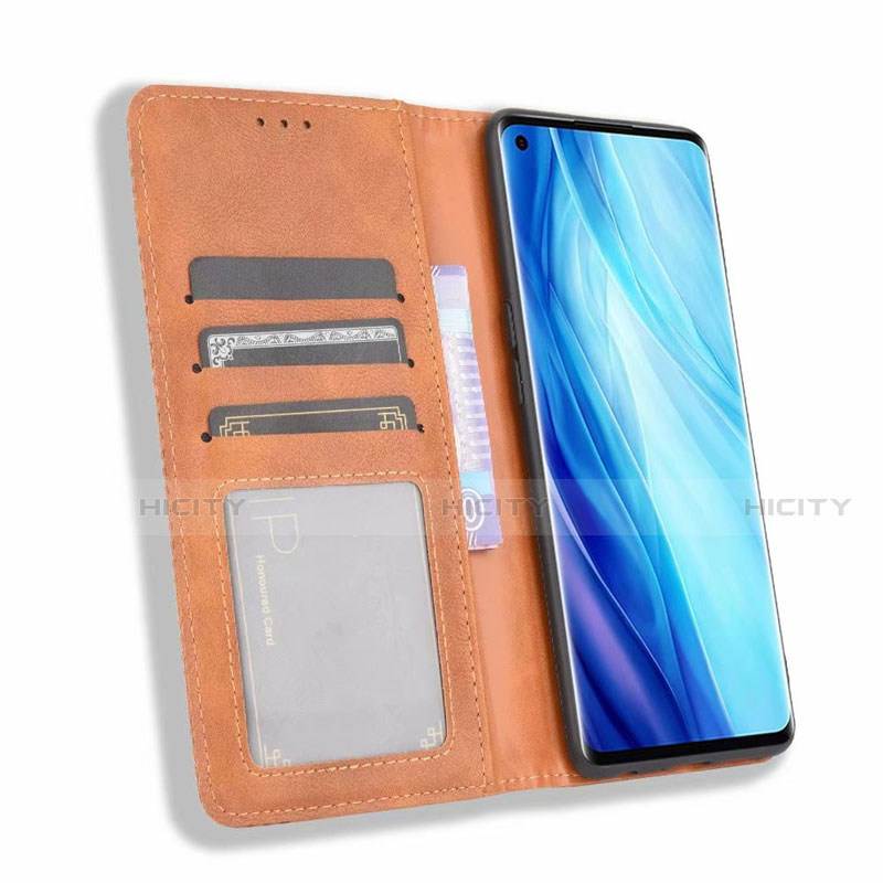 Custodia Portafoglio In Pelle Cover con Supporto L01 per Oppo Reno4 Pro 4G